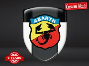 Fiat Abarth Fensteraufkleber Robust Hochwertig Professionell